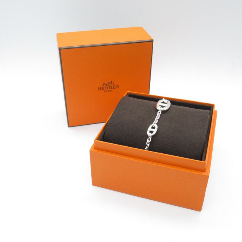 Hermes Bracelet Farandole Bracelet S Arm Circumference 14.5cm (5.71in) Silver