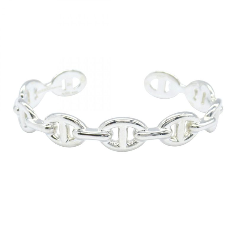 Hermes Bracelet Chaine D'ancre Bracelet Arm Circumference 15cm (5.91in) Silver