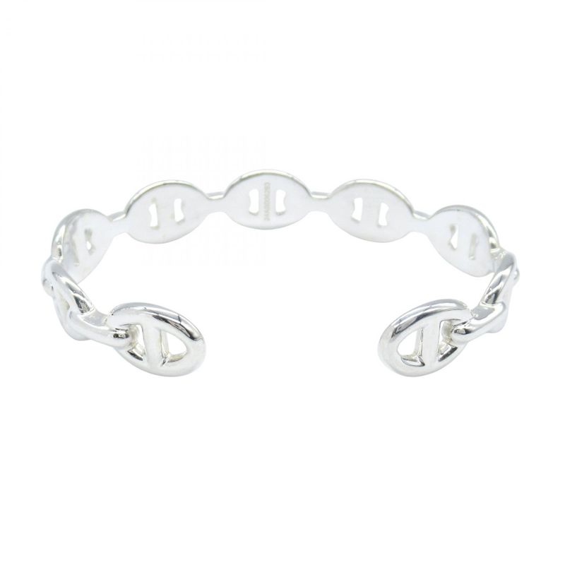 Hermes Bracelet Chaine D'ancre Bracelet Arm Circumference 15cm (5.91in) Silver