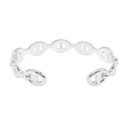 Hermes Bracelet Chaine D'ancre Bracelet Arm Circumference 15cm (5.91in) Silver