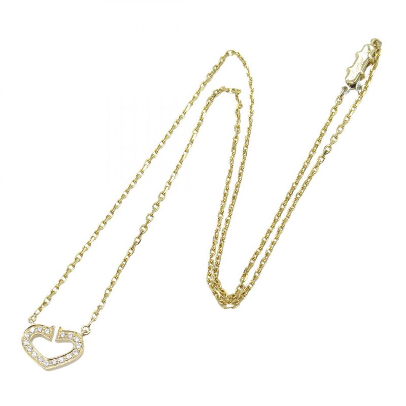 Cartier Necklace C Heart Diamond Necklace B7008200 Neck Circumference 39cm