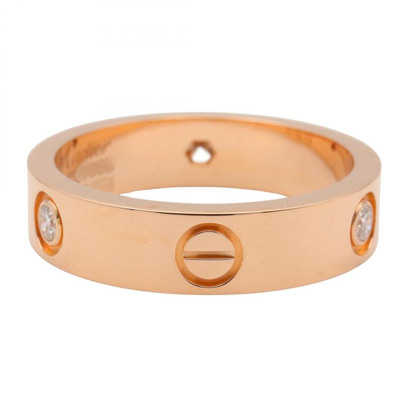Cartier Ring Love Ring 3PD B4032400 18K Pink Gold (pink Gold) Diamond Love Ring