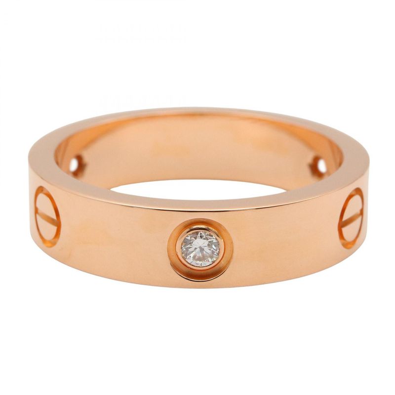 Cartier Ring Love Ring 3PD B4032400 18K Pink Gold (pink Gold) Diamond Love Ring