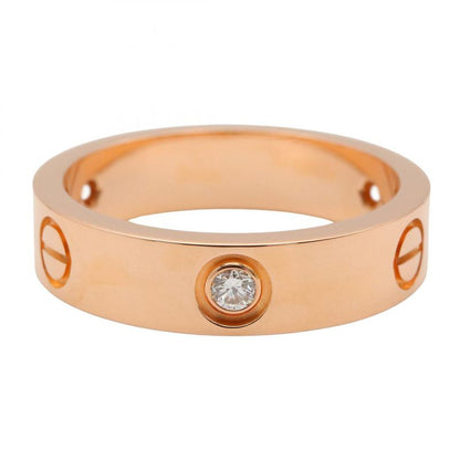 Cartier Ring Love Ring 3PD B4032400 18K Pink Gold (pink Gold) Diamond Love Ring
