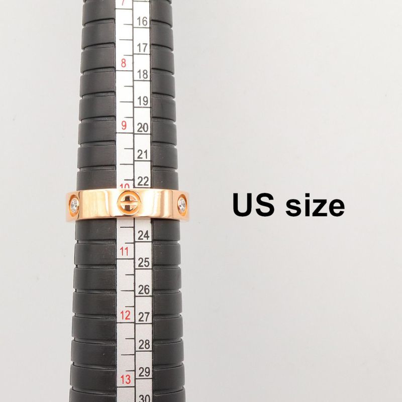 Cartier Ring Love Ring 3PD B4032400 18K Pink Gold (pink Gold) Diamond Love Ring