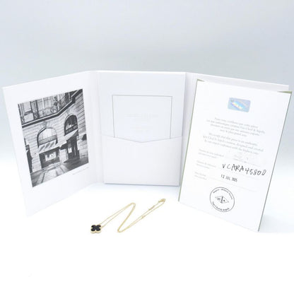 Van Cleef & Arpels Necklace Vintage Alhambra Necklace Onyx Vcara45800 Neck