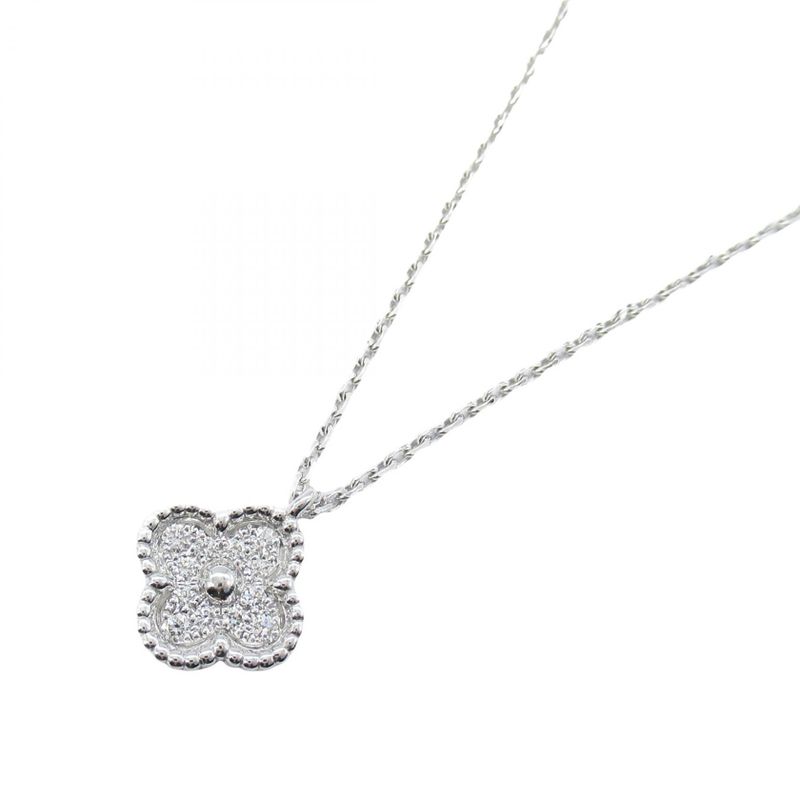 Van Cleef & Arpels Necklace Sweet Alhambra Necklace Diamond Vcaro85900 Neck