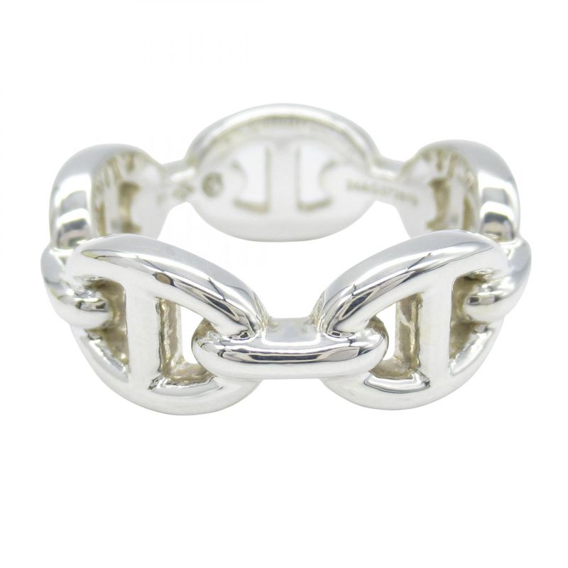 Hermes Ring ・ring Enchene PM Ring Silver 925 Enchene PM Ring Women's Used A