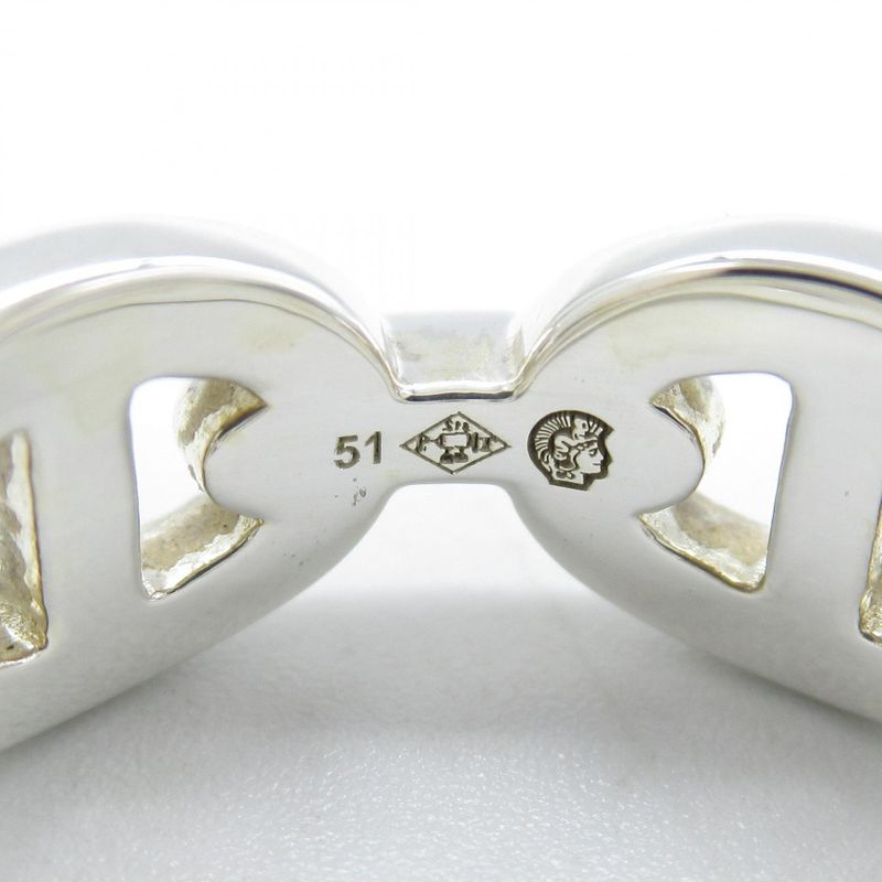 Hermes Ring ・ring Enchene PM Ring Silver 925 Enchene PM Ring Women's Used A