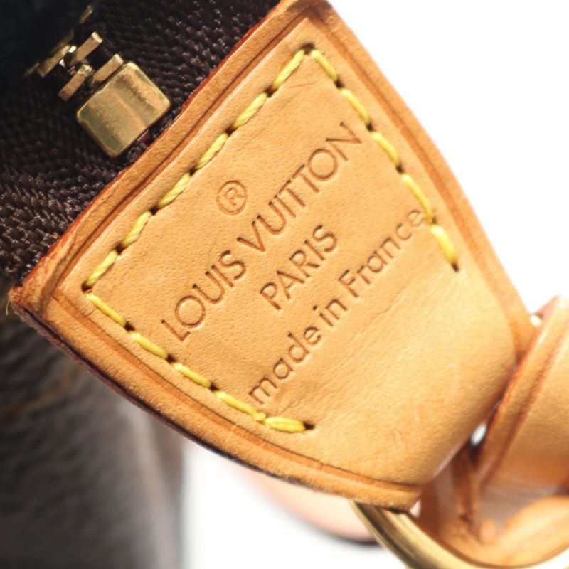 Louis Vuitton Handbag Pochette Accessories M51980 PVC Coated Canvas Leather