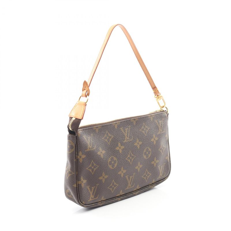 Louis Vuitton Handbag Pochette Accessories M51980 PVC Coated Canvas Leather