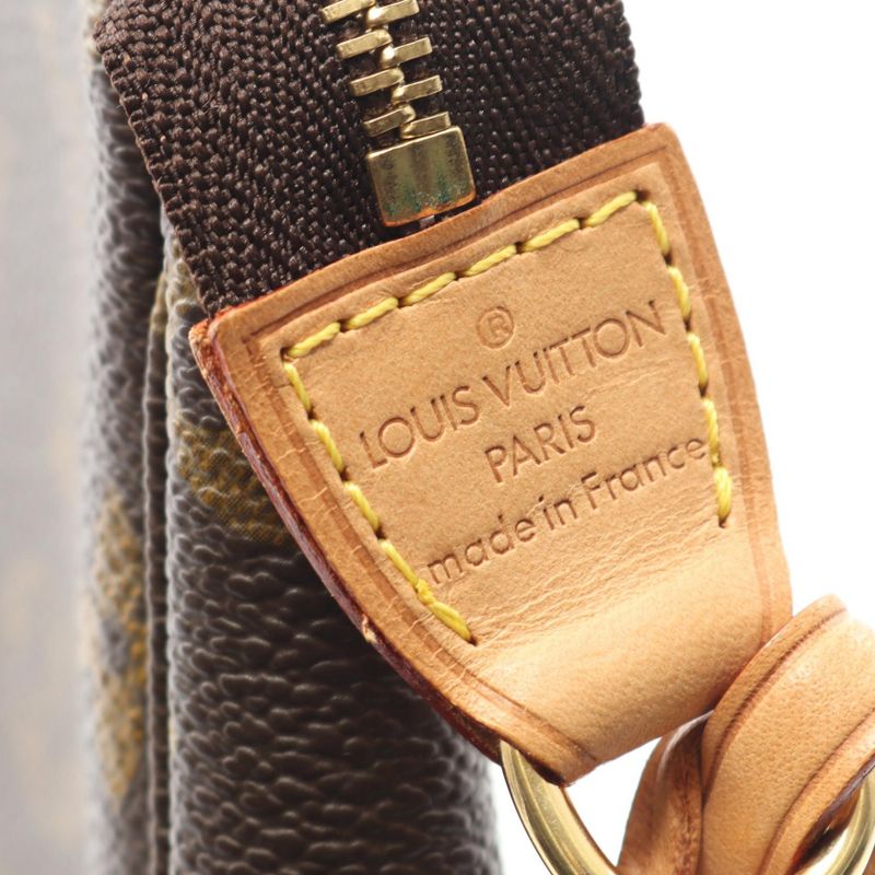 Louis Vuitton Handbag Pochette Accessories M51980 PVC Coated Canvas Leather