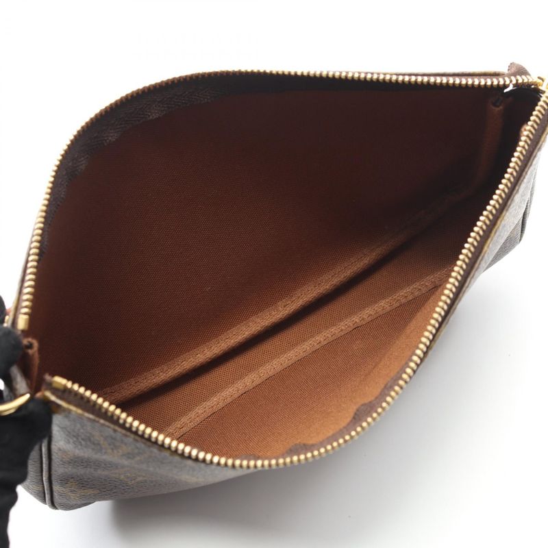 Louis Vuitton Handbag Pochette Accessories M51980 PVC Coated Canvas Leather