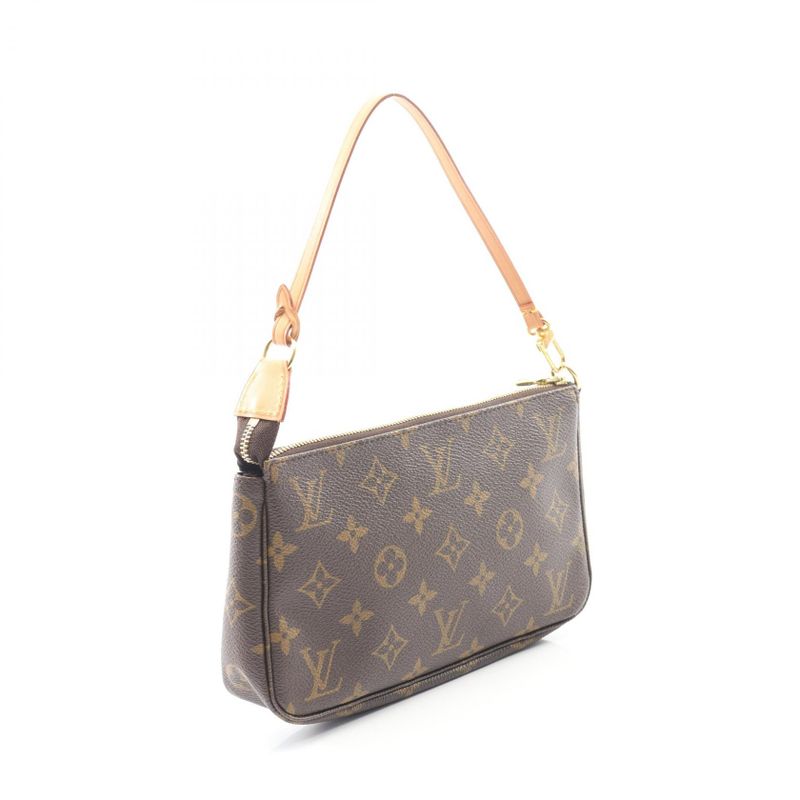 Louis Vuitton Handbag Pochette Accessories M51980 PVC Coated Canvas Leather