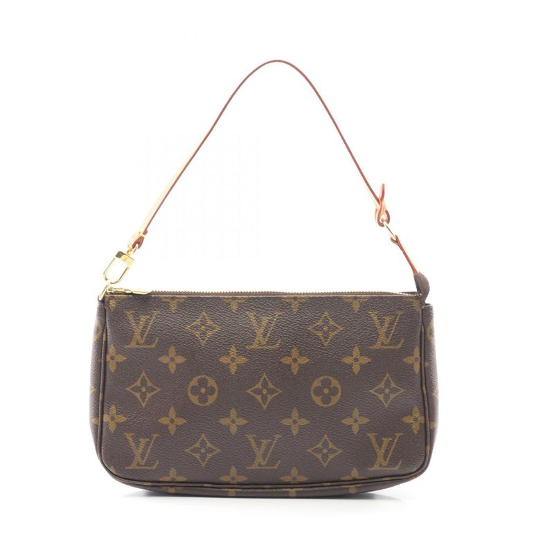 Louis Vuitton Handbag Pochette Accessories M51980 PVC Coated Canvas Leather