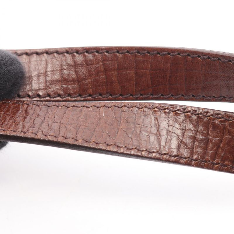 Fendi Handbag Zucchino 8bn188 Beige Brown Canvas Leather Zucchino Shoulder Bag