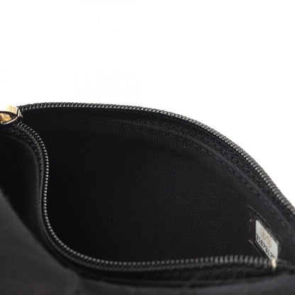 Chanel Shoulder Bag Matelasse Pearl Chain Ap1838 Black Lambskin (sheep Leather)