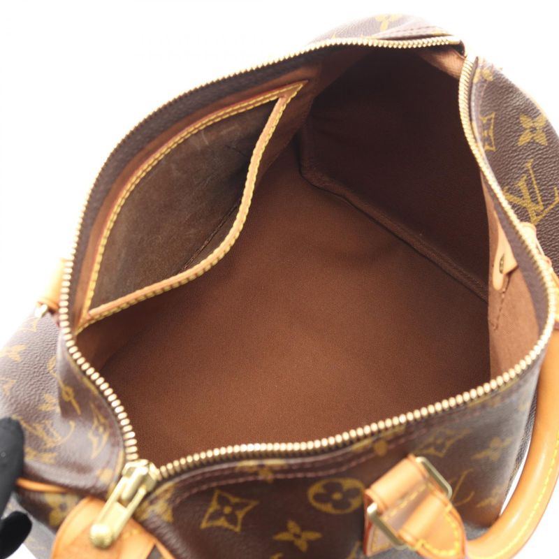 Louis Vuitton Handbag Speedy 30 M41526 PVC Coated Canvas Leather Speedy 30