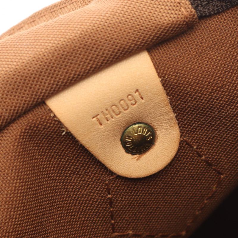 Louis Vuitton Handbag Speedy 30 M41526 PVC Coated Canvas Leather Speedy 30