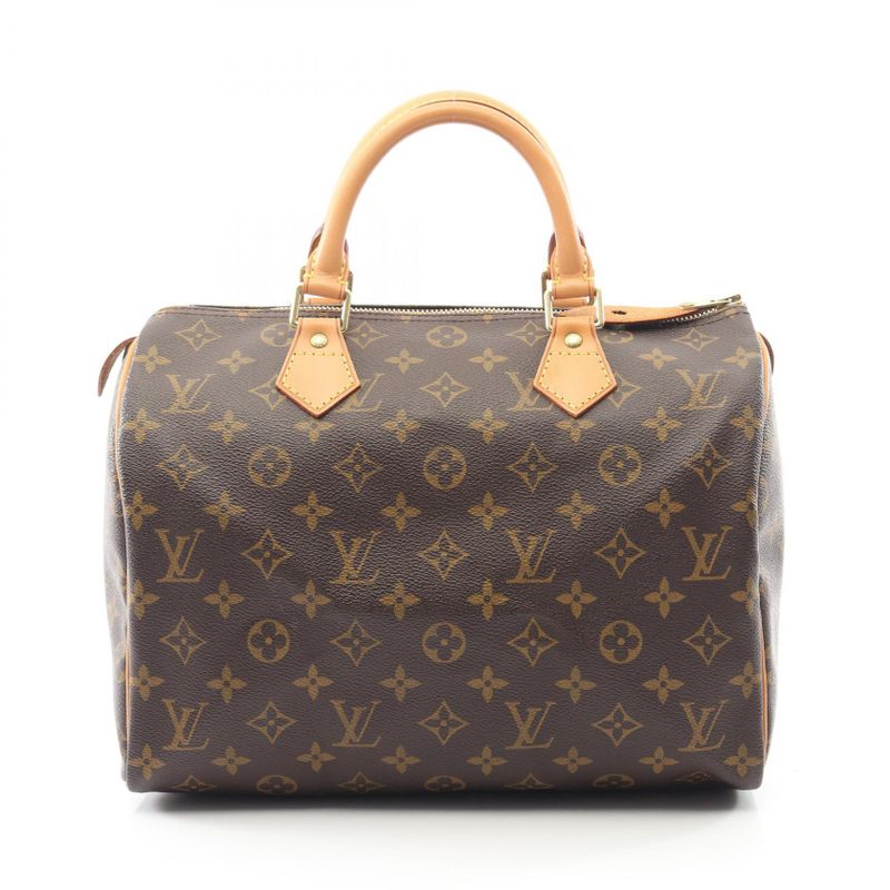 Louis Vuitton Handbag Speedy 30 M41526 PVC Coated Canvas Leather Speedy 30