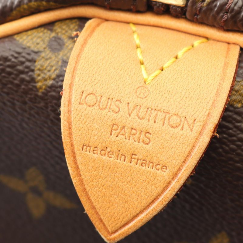 Louis Vuitton Handbag Speedy 30 M41526 PVC Coated Canvas Leather Speedy 30
