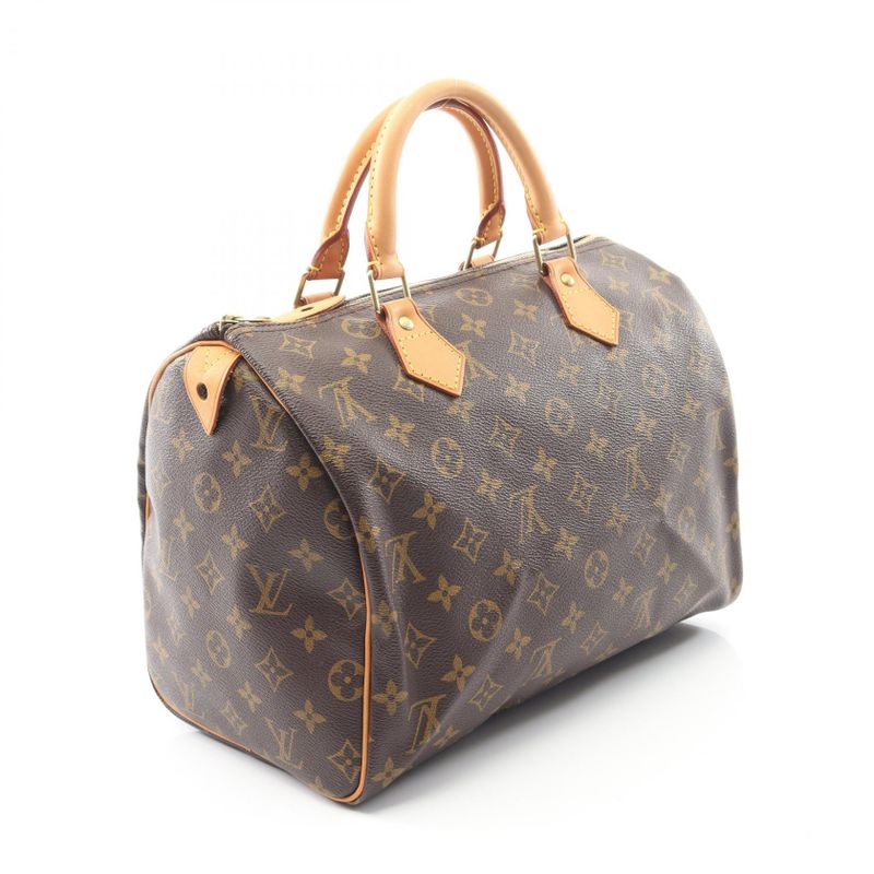 Louis Vuitton Handbag Speedy 30 M41526 PVC Coated Canvas Leather Speedy 30
