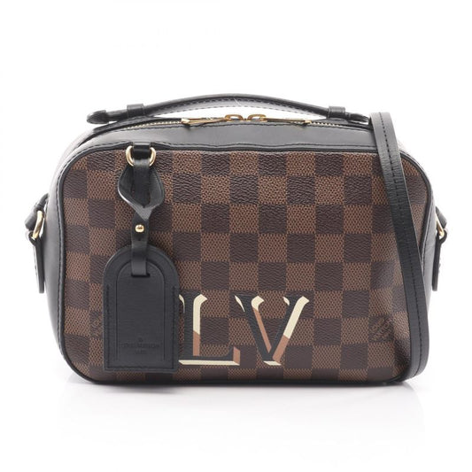 Louis Vuitton Shoulder Bag Santa Monica N40189 Noir Black PVC Coated Canvas