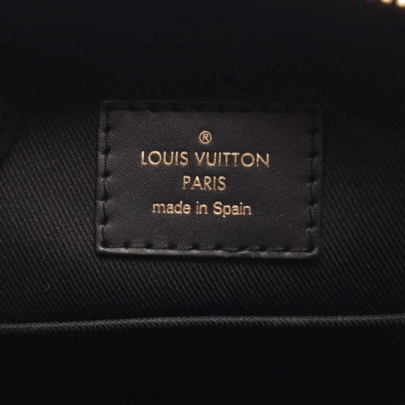 Louis Vuitton Shoulder Bag Santa Monica N40189 Noir Black PVC Coated Canvas