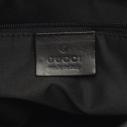 Gucci Shoulder Bag GG Pattern 001･3380･002058 Black Canvas Leather Shoulder Bag