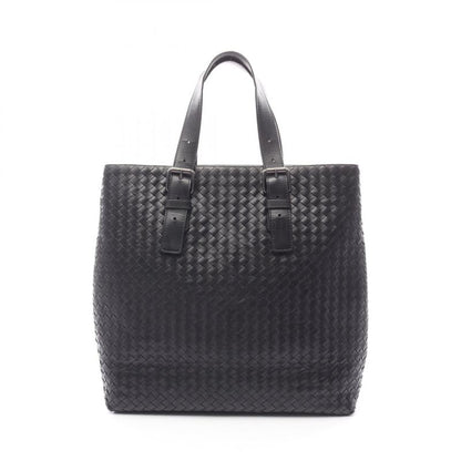 Bottega Veneta Tote Bag Intrecciato 169612 Black Leather Intrecciato Tote Bag