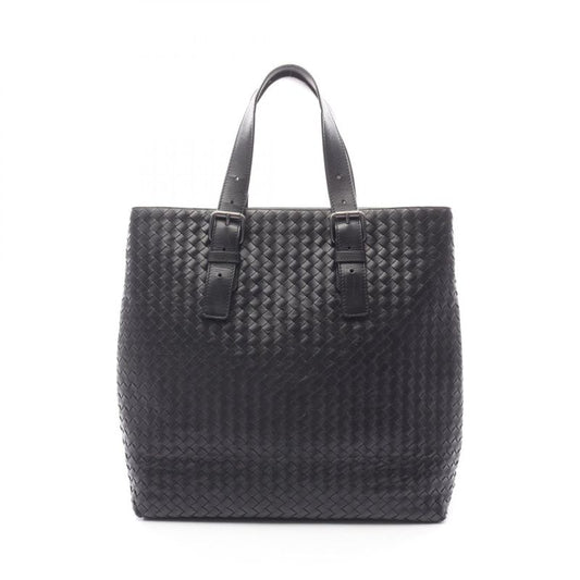 Bottega Veneta Tote Bag Intrecciato 169612 Black Leather Intrecciato Tote Bag