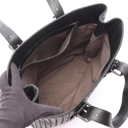 Bottega Veneta Tote Bag Intrecciato 169612 Black Leather Intrecciato Tote Bag