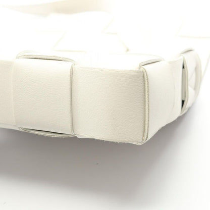Bottega Veneta Shoulder Bag Cassette Crossbody Maxi Intrecciato 578004 White