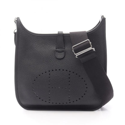Hermes Shoulder Bag Evelyn 3 Trois PM Black Leather Evelyn 3PM Black Ladies