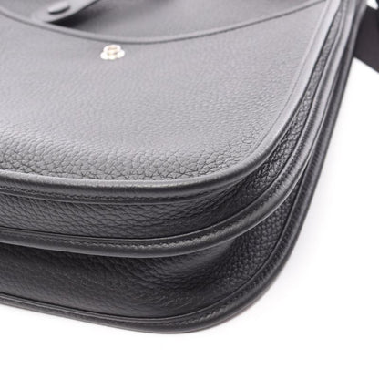 Hermes Shoulder Bag Evelyn 3 Trois PM Black Leather Evelyn 3PM Black Ladies