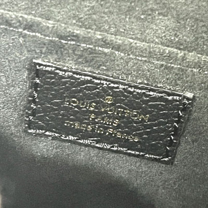 Louis Vuitton Handbag Petite Sac Plastic M80478 Monogram Empreinte Leather Black