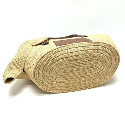 Loewe Tote Bag Elephant Basket Large A546t21x01 Raffia Beige