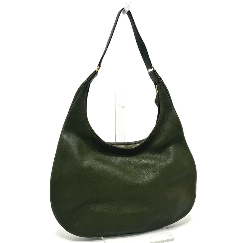 Hermes Handbag Gao Leather Khaki