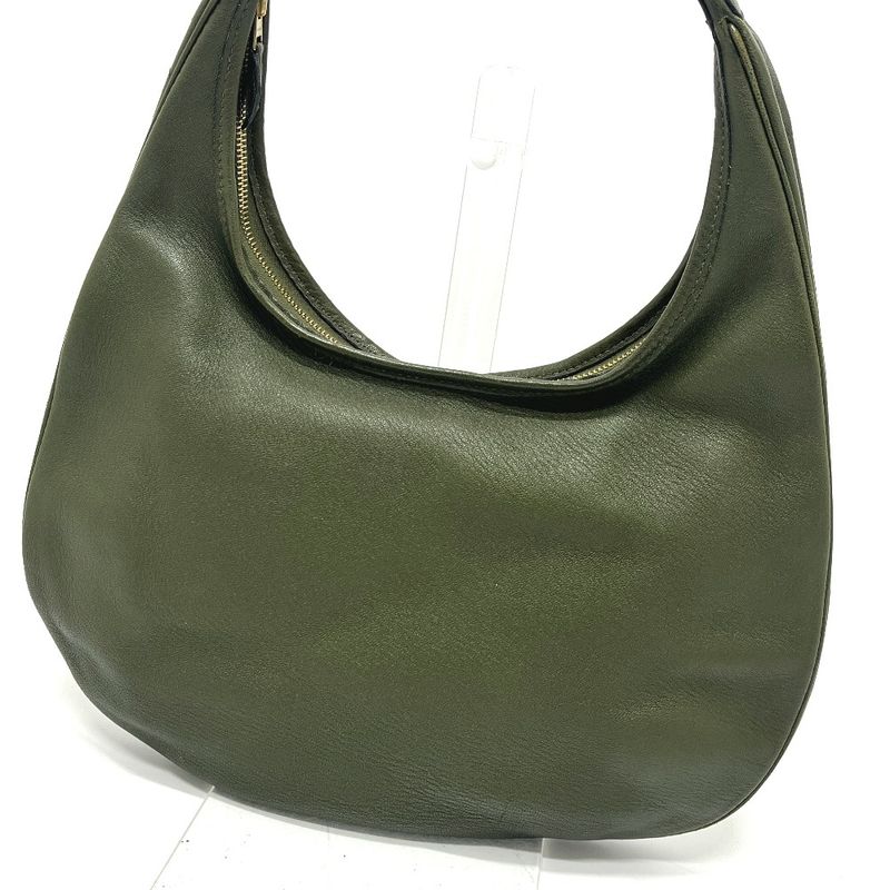 Hermes Handbag Gao Leather Khaki