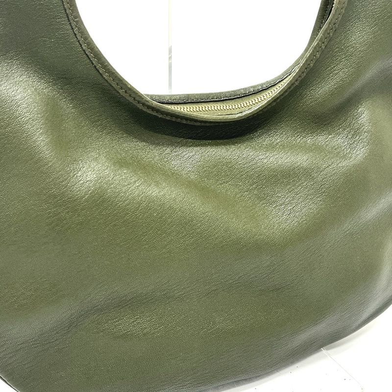 Hermes Handbag Gao Leather Khaki