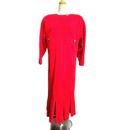 Chanel Dress Coco Mark Red