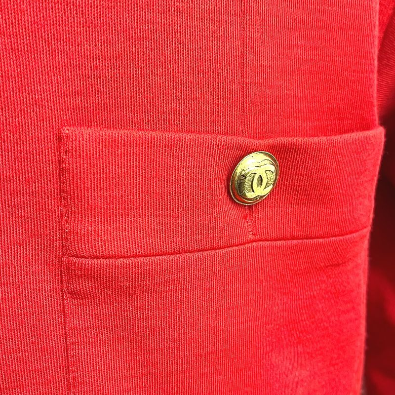 Chanel Dress Coco Mark Red