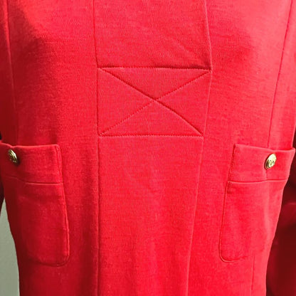 Chanel Dress Coco Mark Red