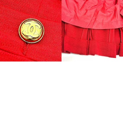 Chanel Dress Coco Mark Red