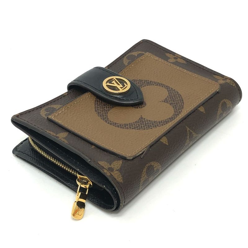 Louis Vuitton Bifold Wallet Portefeuille ・juliette M69432 Monogram Reverse