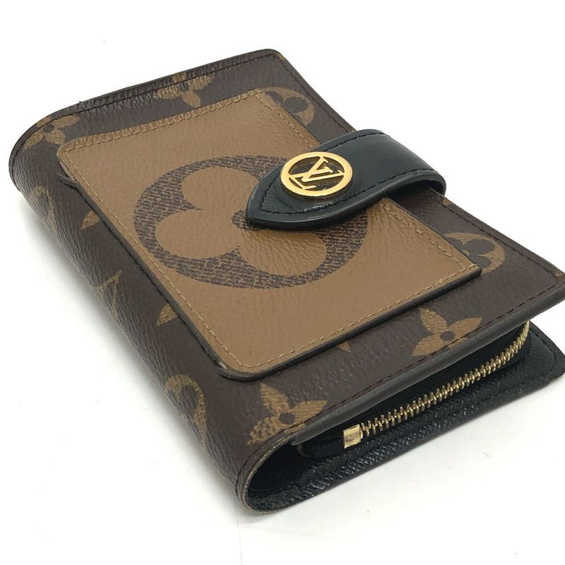 Louis Vuitton Bifold Wallet Portefeuille ・juliette M69432 Monogram Reverse