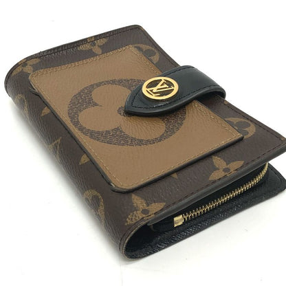 Louis Vuitton Bifold Wallet Portefeuille ・juliette M69432 Monogram Reverse