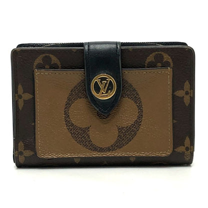 Louis Vuitton Bifold Wallet Portefeuille ・juliette M69432 Monogram Reverse