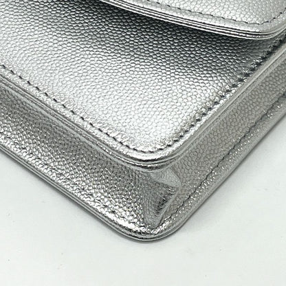 Chanel Chanel Shoulder Bag Ap4653 Caviar Leather Silver