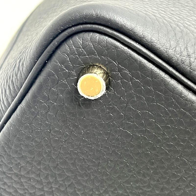 Hermes Handbag Picotin Lock PM Taurillon Clemence Ghardware Black